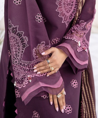 Unstitched 3 PC suit Dilkash Parishay DS-04