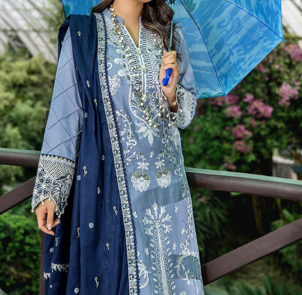 ESHAISHA LUXURY LAWN EMBROIDERED EA-LL-513