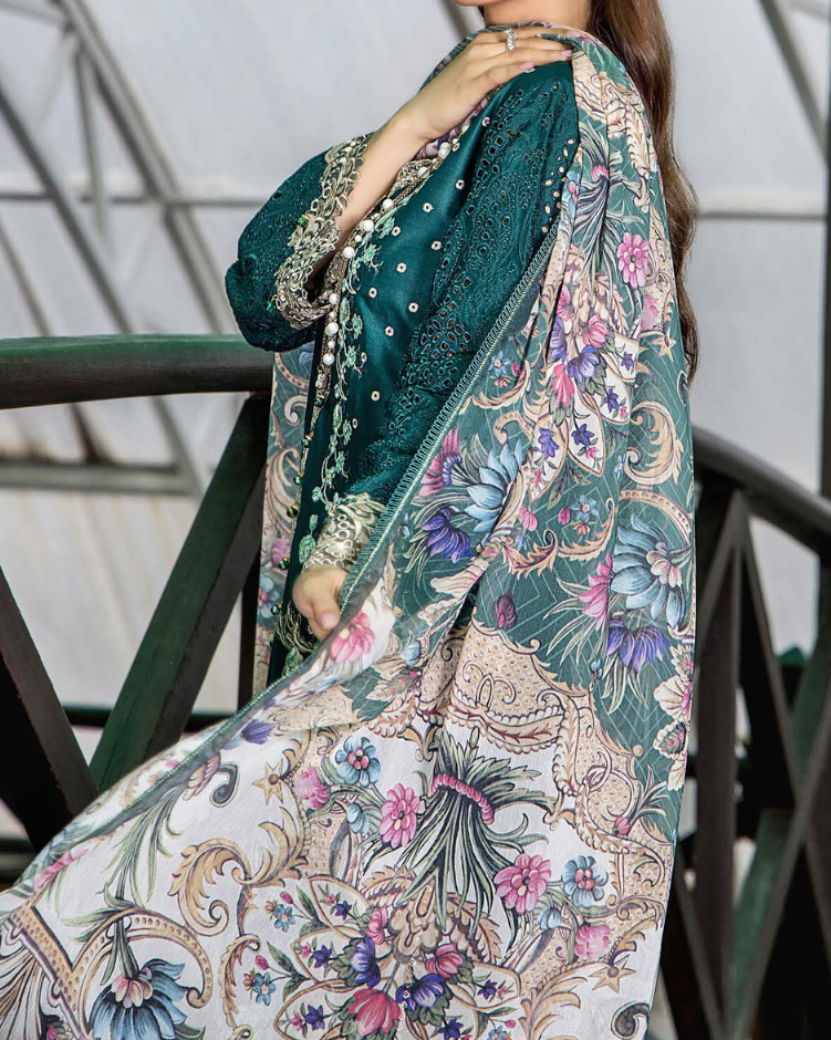 ESHAISHA LUXURY LAWN EMBROIDERED EA-LL-517
