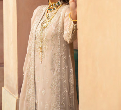Amal – Merakish Embroidered Chiffon Unstitched 3Pc Suit