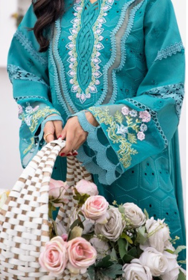 Unstitched 3 PC suit Dilkash Parishay DS-05