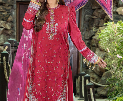Eshaisha Luxury Festive Lawn Embroidered stitched Suit Collection | stitched Pakistani Suits