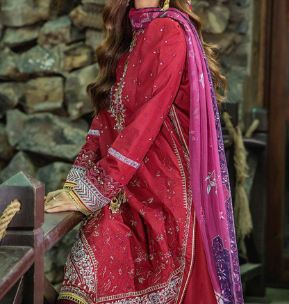 ESHAISHA LUXURY LAWN EMBROIDERED EA-LL-512