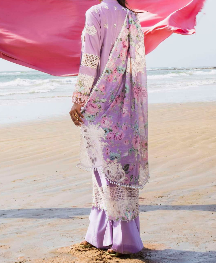 Elaf X Hania Aamir Hai Kuch Festive Lawn - EHK-02A Banafsha