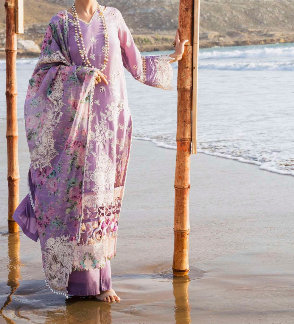 Elaf X Hania Aamir Hai Kuch Festive Lawn - EHK-02A Banafsha