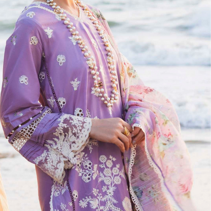 Elaf X Hania Aamir Hai Kuch Festive Lawn - EHK-02A Banafsha