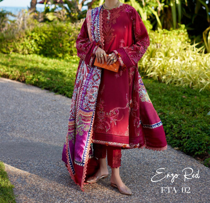 Farah Talib Aziz Suay Luxury Lawn Collection 2024 | Stitched Ready-to-Wear Pakistani Suits