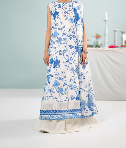 Digital Printed Chikankari Lawn with Bamber Chiffon Dupatta pakistani suits