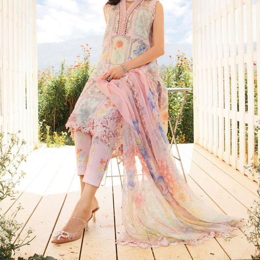 Embroidered Maria.B. M print Summer/spring Collection Lawn Pakistani suit