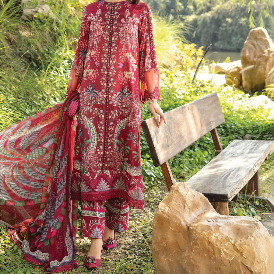 Embroidered Maria.B. M print Summer/spring Collection Lawn Pakistani suit