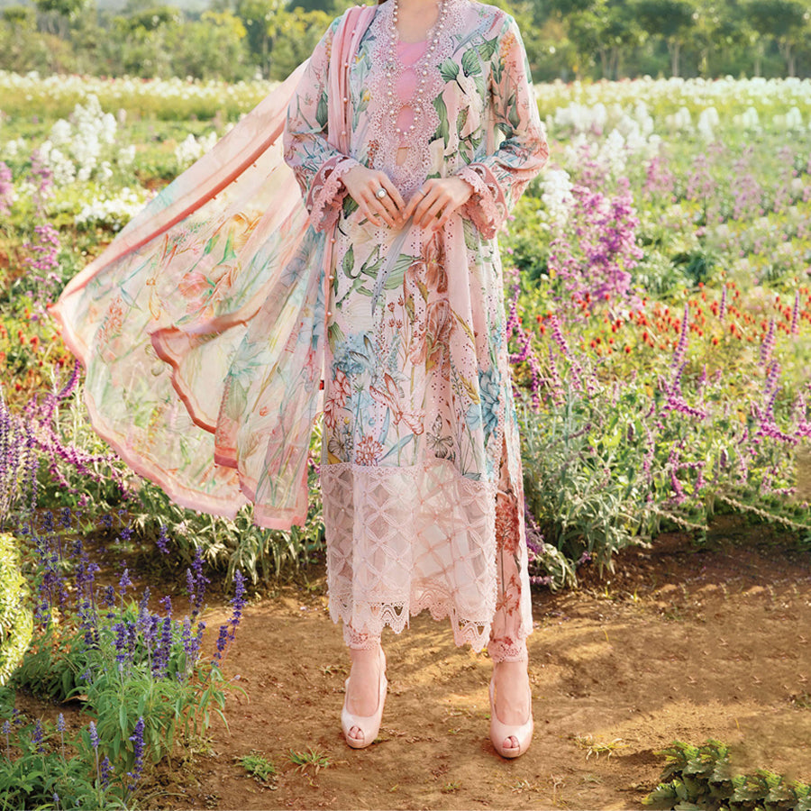 Embroidered Maria.B. M print Summer/spring Collection Lawn Pakistani suit
