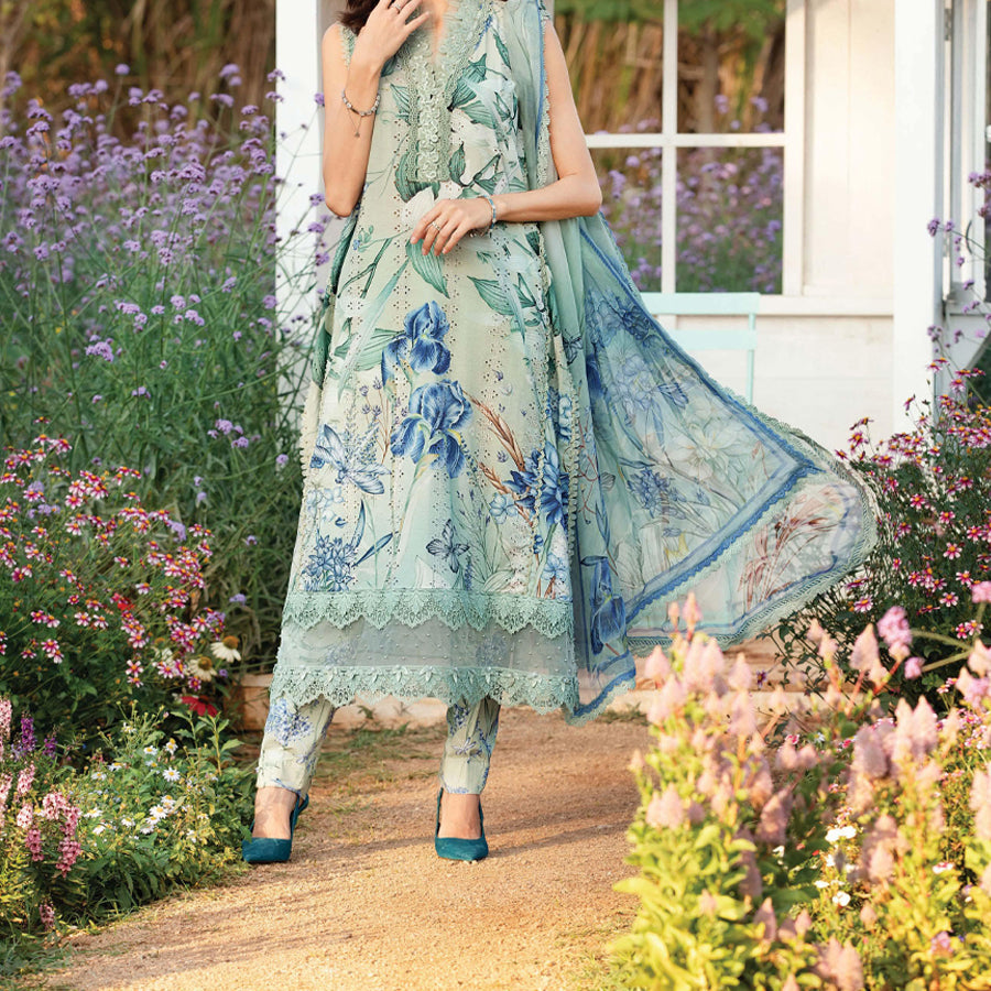 Embroidered Maria.B. M print Summer/spring Collection Lawn Pakistani suit