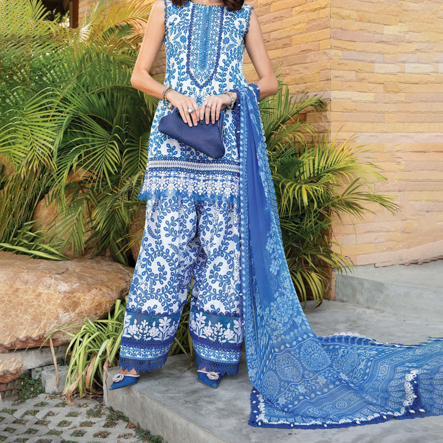 Embroidered Maria.B. M print Summer/spring Collection Lawn Pakistani suit