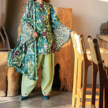 Embroidered Maria.B. M print Summer/spring Collection Lawn Pakistani suit