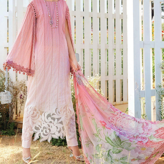 Embroidered Maria.B. M print Summer/spring Collection Lawn Pakistani suit