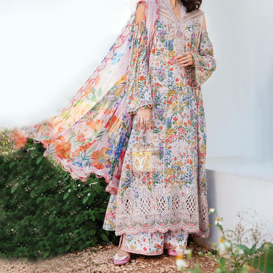 Embroidered Maria.B. M print Summer/spring Collection Lawn Pakistani suit