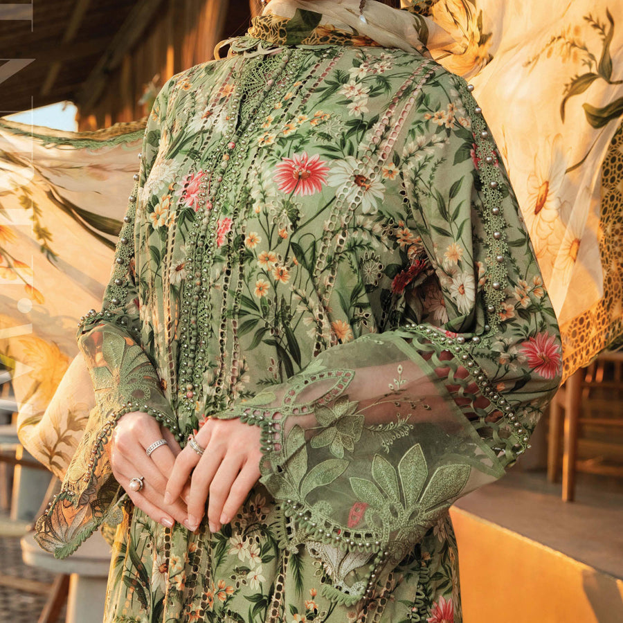 Embroidered Maria.B. M print Summer/spring Collection Lawn Pakistani suit